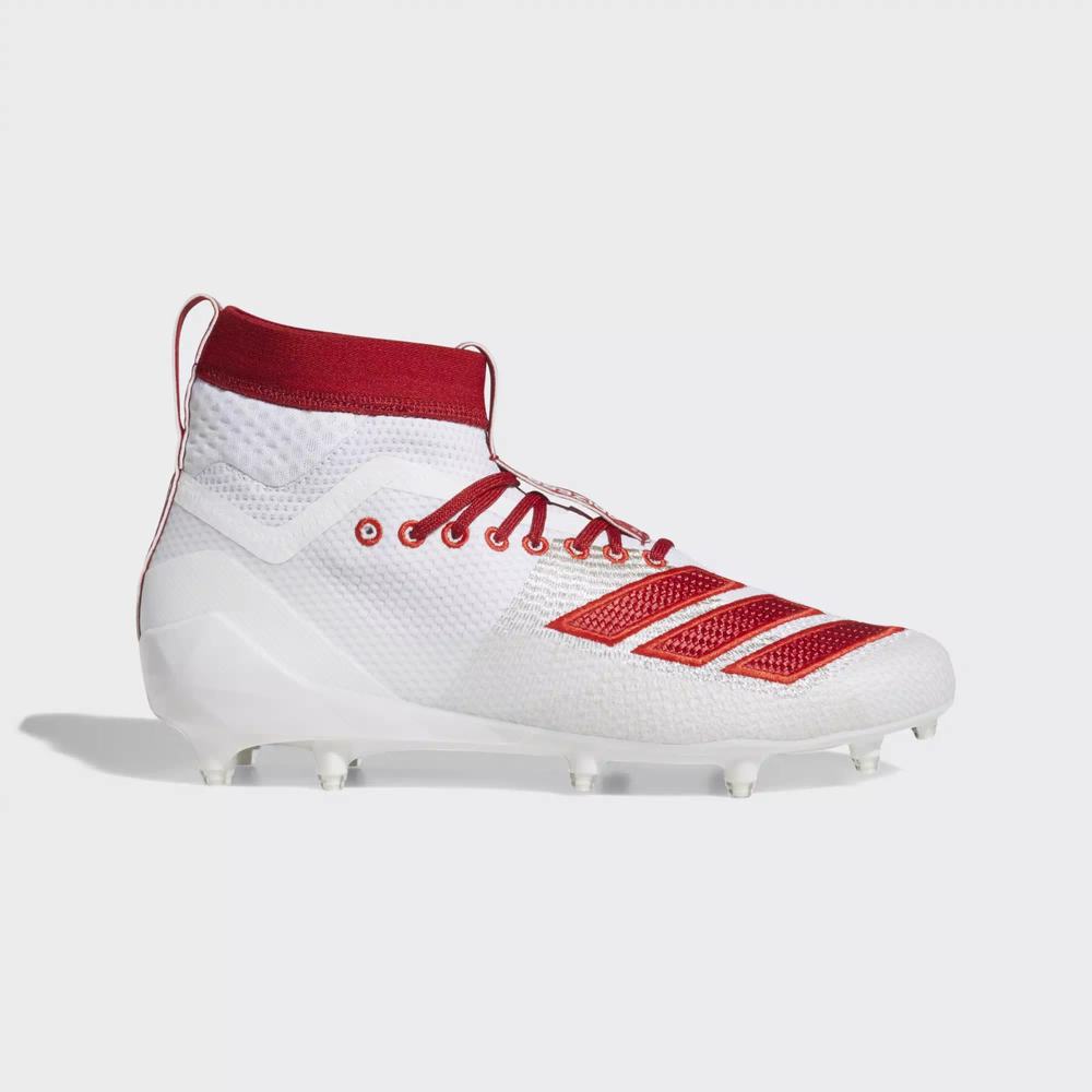 Adidas Adizero 8.0 SK Tacos de Futbol Blancos Para Hombre (MX-99541)